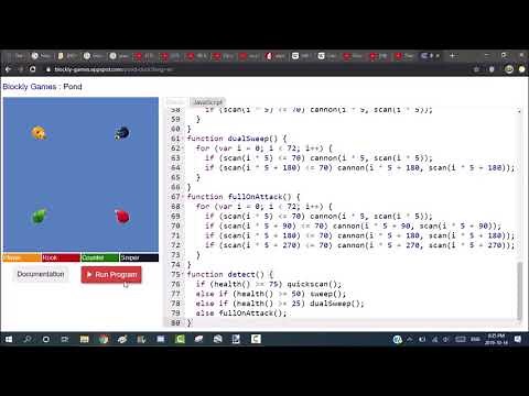 Blockly Games | Pond Solutions - SRPFC