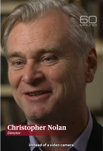 Sitting beside Christopher Nolan’s desk, something catches Scott Pelley’s eye. “I couldn't help but notice there's a book right next to me called ‘How to Make Good Movies.’ So, this is it? This is the secret?” asks Pelley. “That's the secret, yeah,” Nolan replies. “I tried to tidy up before you came and hide all my secrets, but…” The book’s cover features a man holding a Super 8 camera. Nolan says he got his start making movies at home with a Super 8. #christophernolan #moviedirector #movies