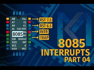 8085 Interrupts | Part4 | Masakable/Non Maskable Interrupts