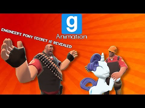 Gmod animation - Engineer's Pony Secret is Revealed
