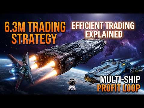 How I Turned Three Ships Into a 6.3M Goal — Efficient Trading Explained in Star Citizen!!
