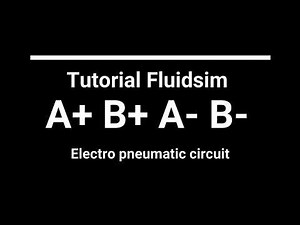 FluidSim Tutorial - Electro Pneumatic Circuit A+ B+ A- B-