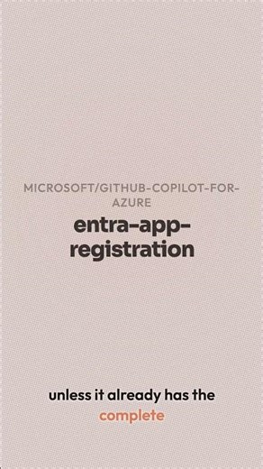 💻 103K Devs Use Entra App Registration — AI Coding Agent Skill #Shorts