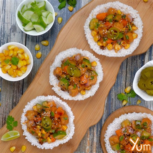 Veggie Sago Bites Recipe* in the comment section! | Yum