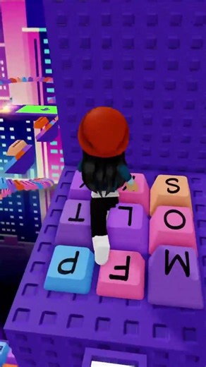Satisfying Clicky Keyboard Obby ✨ #roblox #asmr #keyboardsounds #keyboardobby #obbytower