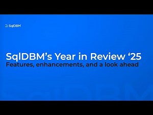 SqlDBM Product Year-in-Review: 2025 Highlights + 2026 Roadmap