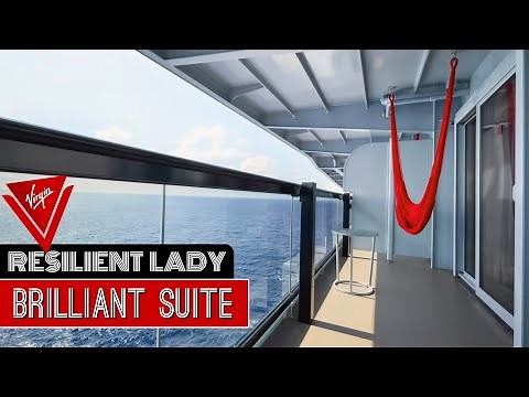 Brilliant Suite | Virgin Voyages Resilient Lady | Full Walkthrough Room Tour & Review 4K