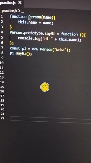 Prototype Method Example in Javascript Construction Function ⚡⚡✨💯