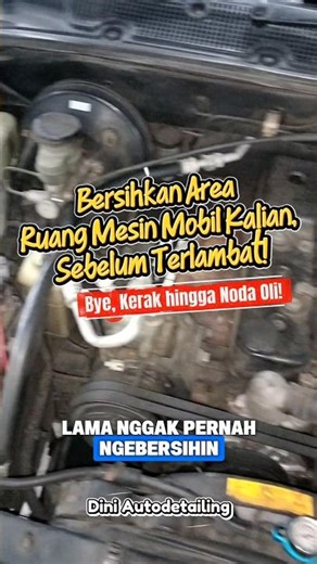 Clean Your Car's Engine Compartment Before It's Too Late! Bye, Limescale and Oil Stains! #carsalon