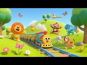 Animals on the Toot Toot Train | Fun Kids Songs & Nursery Rhymes for Toddlers | Preschool Learning