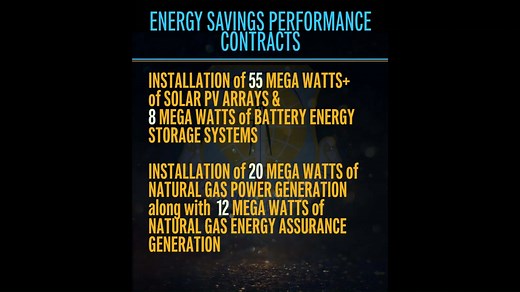 Our Office of Energy Assurance helps installations across the Department of the Air Force operate more efficiently, improve resilience and increase energy assurance for mission assurance. Energy Savings Performance Contracts are one of their tools. What's an ESPC? An energy services company arranges financing and designs, constructs operates and maintains infrastructure improvements to increase the efficiency of energy systems. ESPCs must include technology to address resiliency initiatives. #Po