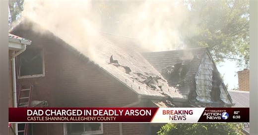 Castle Shannon, PA, Teen Killed in Fire; Dad Arrested