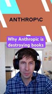 Why Anthropic is destroying books #Vergecast