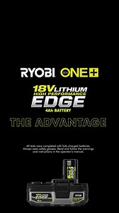 1.7K views | The EDGE advantage. See the 18V Lithium High Performance EDGE 4Ah Battery in action. PRE-ORDER NOW at https://bit.ly/3Xg5AB7 | RYOBI Power Tools Canada | Facebook