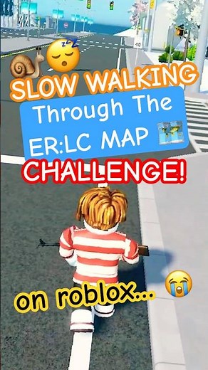 SLOW WALKING THROUGH The ERLC MAP CHALLENGE On #Roblox 🐌