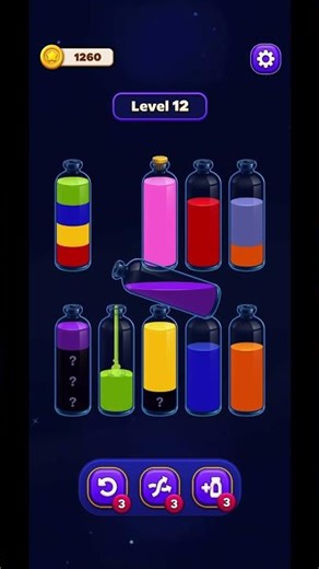 Magic Sort Level 12😵 Hard Puzzle Challenge! #puzzle #magicsort #games