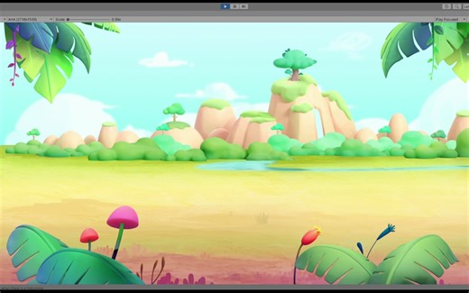 Unity 2D Vegetation Wind Shader Effect