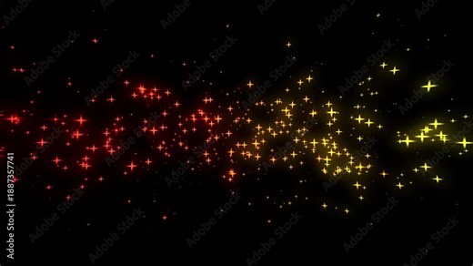 Light, Christmas, stars, animation, snow, black, gold, bright, flush, dark, night, particles, motion, design, magic, holiday, red, winter, vector, color, background, space, particles, 4K, gradient, sp