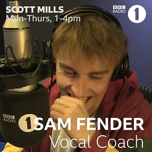 When the stars need a vocal coach, there's only one person they turn to... This time Scott Mills takes Sam Fender under his wing 😂 | BBC Radio 1