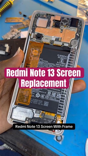 Redmi note 13 screen replacement. #redminote13 #screenrepair #redminote13screen #phonerepairnairobi