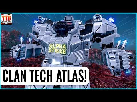 This UNITY Alpha Strikes 4x TOASTY Clan Large Pulse Lasers! - Atlas - German Mechgineering #1410 MWO
