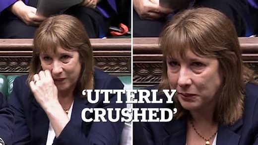 'Utterly crushed': Body language expert analyses Reeves' PMQs tears