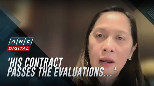 Energy Secretary Sharon Garin explained on Thursday, January 15, why Congressman Leandro Leviste received several government contracts. #ANCHeadstart | ABS-CBN News
