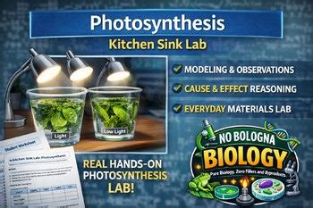 5.1 Photosynthesis Lab | Light Investigation | Kitchen Sink Budget Biology Lab