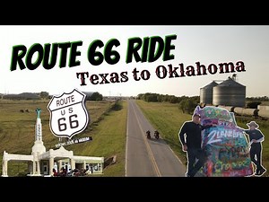 Route 66 Motorcycle Ride from Texas to Oklahoma | Route 66 THE RIDE - Pt. 4 | 2LaneLife Highwaymen