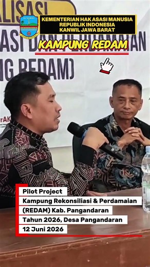RECONCILIATION & PEACE VILLAGE (REDAM) || Ministry of Human Rights of the Republic of Indonesia, ...