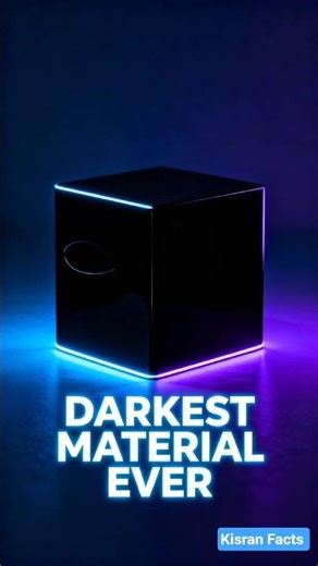 This Material Is Darker Than a Black Hole 😳| The Darkest Substance on Earth Vantablack #sciencefacts