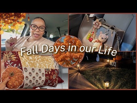 FALL Days in our Life 🍂| Upgrading our Pathway for Fall ft. XMCOSY+🐿️| Fall Decor Shopping + Hauls!