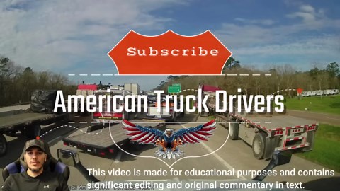 An 18-wheeler drove on the shoulder - and nearly took someone with it