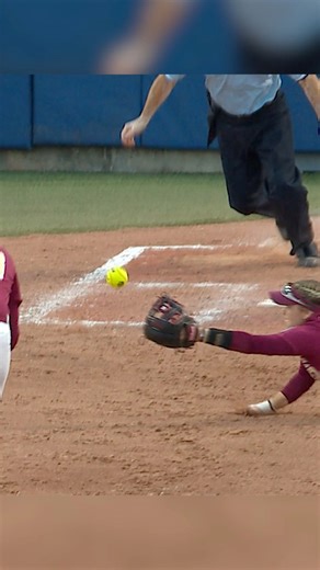 This Jesse Warren double play is iconic 🔥 Florida State Seminoles Softball | ACC Network