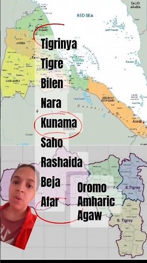 12 languages in Eritrea and Tigray (Language Atlas Part 1)