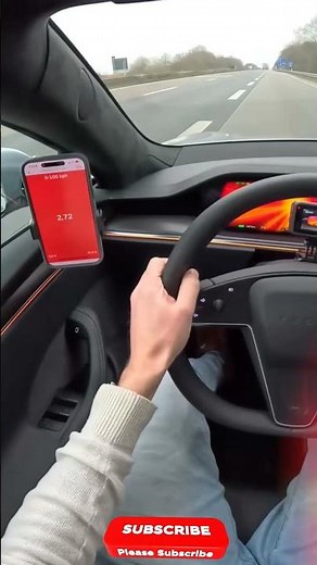 🇺🇸 2026 Tesla Model S PLAID 0–130 MPH Pull ⚡ This Is Brutal Fast