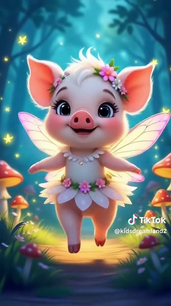 Cute Pig Cartoon Animation for Kids