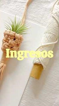 From Yarn to Plant Hanger in 1 Minute 🌿 | Easy Macrame for Beginners #macrame #creativebusiness