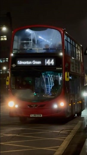 London Bus Route 144 To Edmonton Green 🇬🇧🚎 || #londonbuses #edmonton #144 #woodgreen #muswellhill