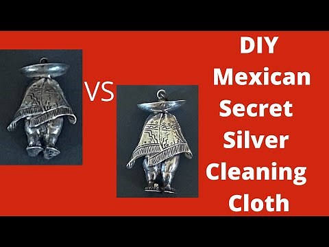 DIY Secret Mexican Silver Cleaner, silver cleaning cloth you can make