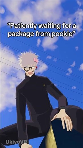 Gojo waiting for Suguru’s package #jjk #jujutsukaisen #anime