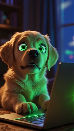 "My Dog is a Tech Genius! 🐶💻 #PixelPetUSA #AIAnimation #Shorts"
