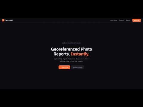 MapShotPro Demo — Georeferenced Photo Reports in Minutes