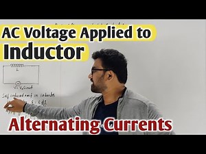 AC Voltage Applied to Inductor | Alternating Currents | 2ndPUC Physics Important Derivations