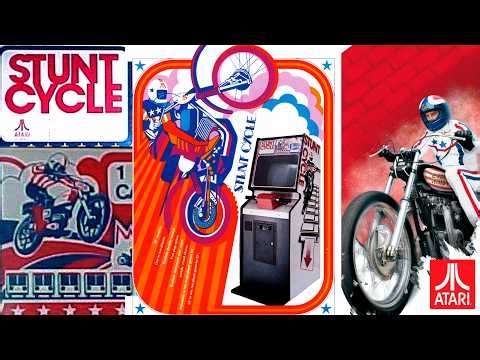 Stunt Cycle [Atari] - Arcade - (1976) Bones heal, glory is forever!