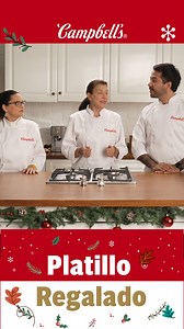 Para que no llegues a la cena de #Navidad con las manos vacías, Cocina Descomplicada y Chef Andres Gallegos te enseñarán cómo cocinar platillos típicos guiados por la Chef Josefina Santacruz en #PlatilloRegaladoCampbells , una competencia amigable (o no) No se pierdan el episodio completo este viernes 6 de Diciembre. ¿Quién crees que ganará esta primera ronda? #NavidadCampbells #FelizNavidad #ComencemosAlgoBueno #RecetasFáciles #HazMagiaConLoQueTienesALaMano #Foodie #SopaRicaYCremosaHechaDeVerda