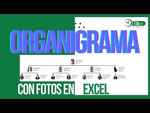 🔥 Crea un Organigrama Profesional en Excel con IMAGENES en MINUTOS (Fácil y Rápido) 🚀