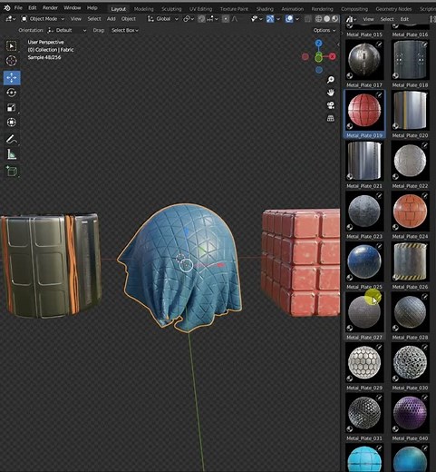 Drag and drop - Blender Asset Browser