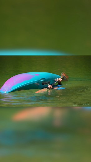 Online White Water on Instagram: "In real-world paddling, chances are you won’t always capsize in the perfect "set up" position. That’s why practising getting into position underwater is so important. 🚣‍♂️ Try this drill: ✅ Capsize with your paddle across your body. ✅ Stay calm, find your setup, and roll up. Practising this on flat water helps you stay composed when a capsize happens or if you miss your roll. This is so easy to practice and the more you do, the stronger your roll will be when i