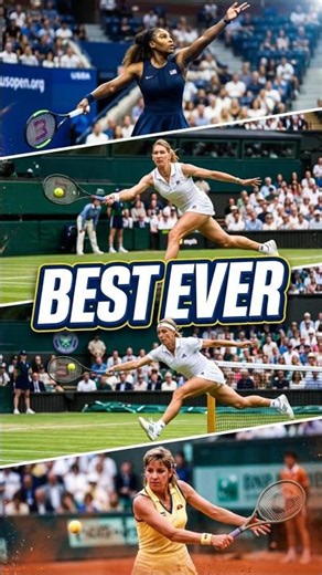 Top 5 Greatest Female Tennis Players Ever! #tennis